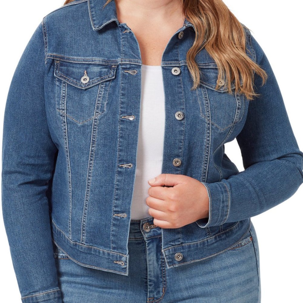 Jessica Simpson - Plus Size Pixie Denim Jacket - … - image 1